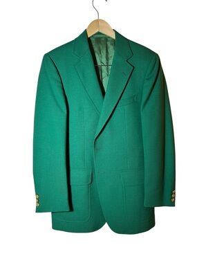 Stanley Blacker Designed for London Peerless Kelly Green Men’s Suit Jacket
